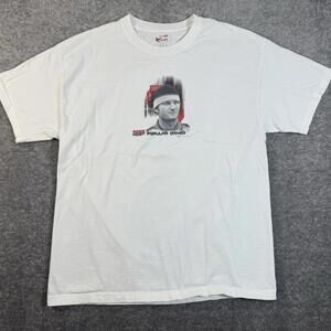 NASCAR Dale Earnhardt Jr. Budweiser 2 Sided Graphic T Shirt Medium